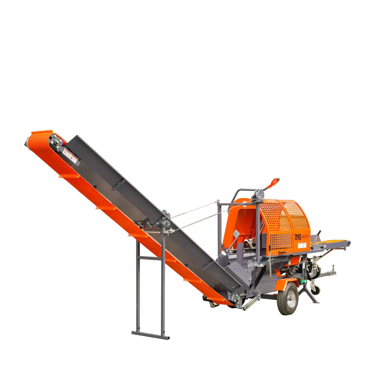 Firewood Log Splitter Processor Conveyor, 15" x 23" Log Capacity, 14 HP Kohler Engine, 18" Chainsaw, TMG-GLS20