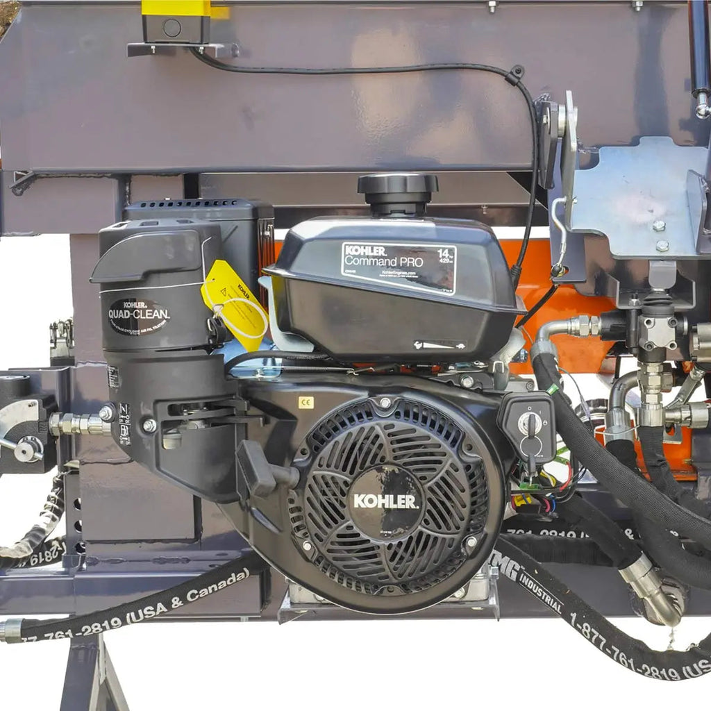 Firewood Log Splitter Processor Conveyor, 15" x 23" Log Capacity, 14 HP Kohler Engine, 18" Chainsaw, TMG-GLS20