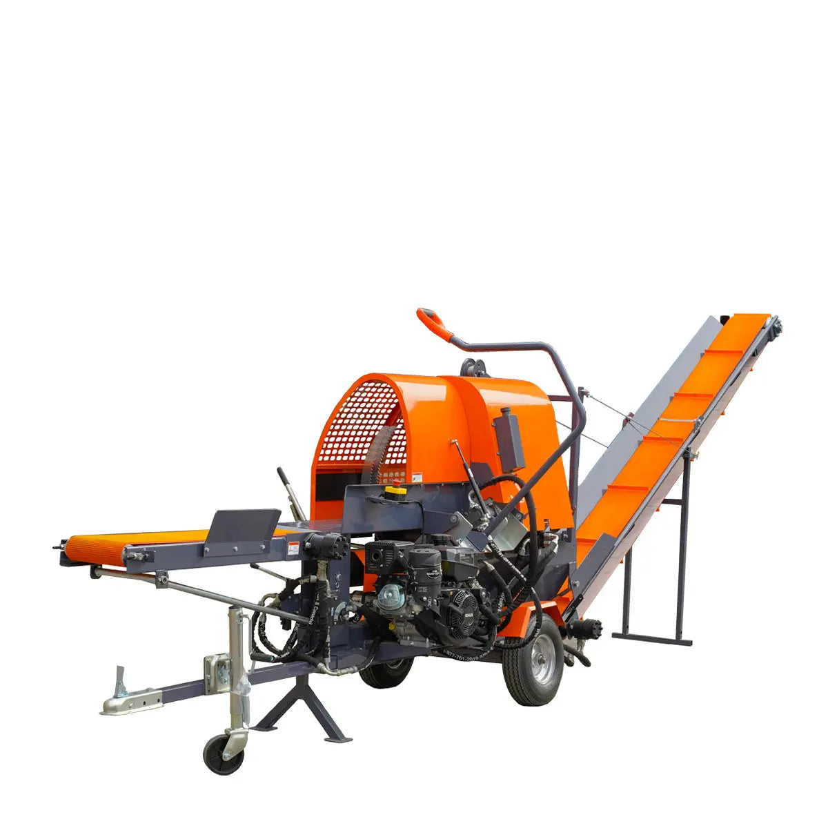 Firewood Log Splitter Processor Conveyor, 15" x 23" Log Capacity, 14 HP Kohler Engine, 18" Chainsaw, TMG-GLS20