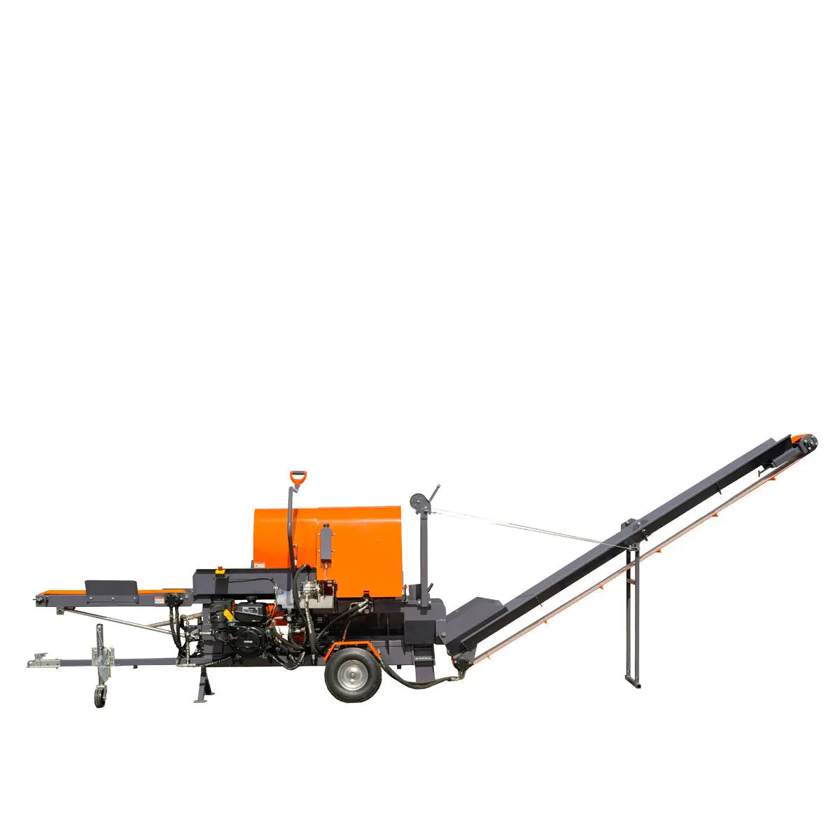 Firewood Log Splitter Processor Conveyor, 15" x 23" Log Capacity, 14 HP Kohler Engine, 18" Chainsaw, TMG-GLS20