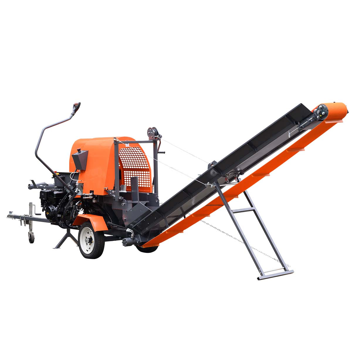 Firewood Processor with Conveyor, 15 HP Gas Engine, 18" STIHL® Chainsaw, ∅15" x 24" Log Capacity TMG-GLS16