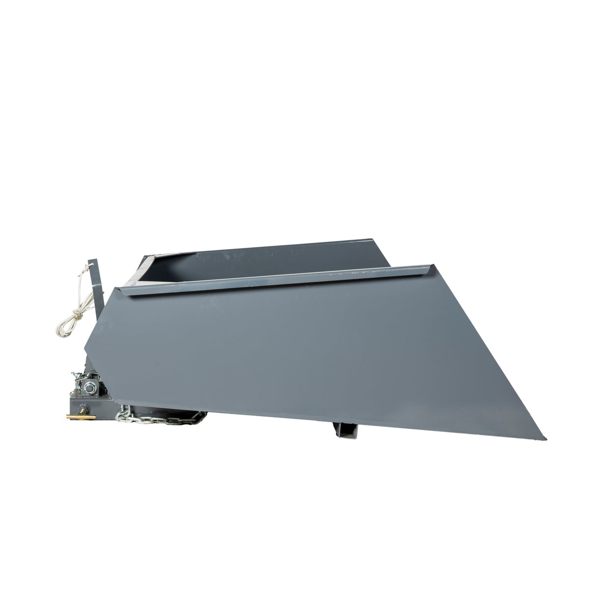 Forklift Snow Bucket, 64” x 55” Work Capacity, 90° Dump Angle, Beveled Edge Design, TMG-FSB64
