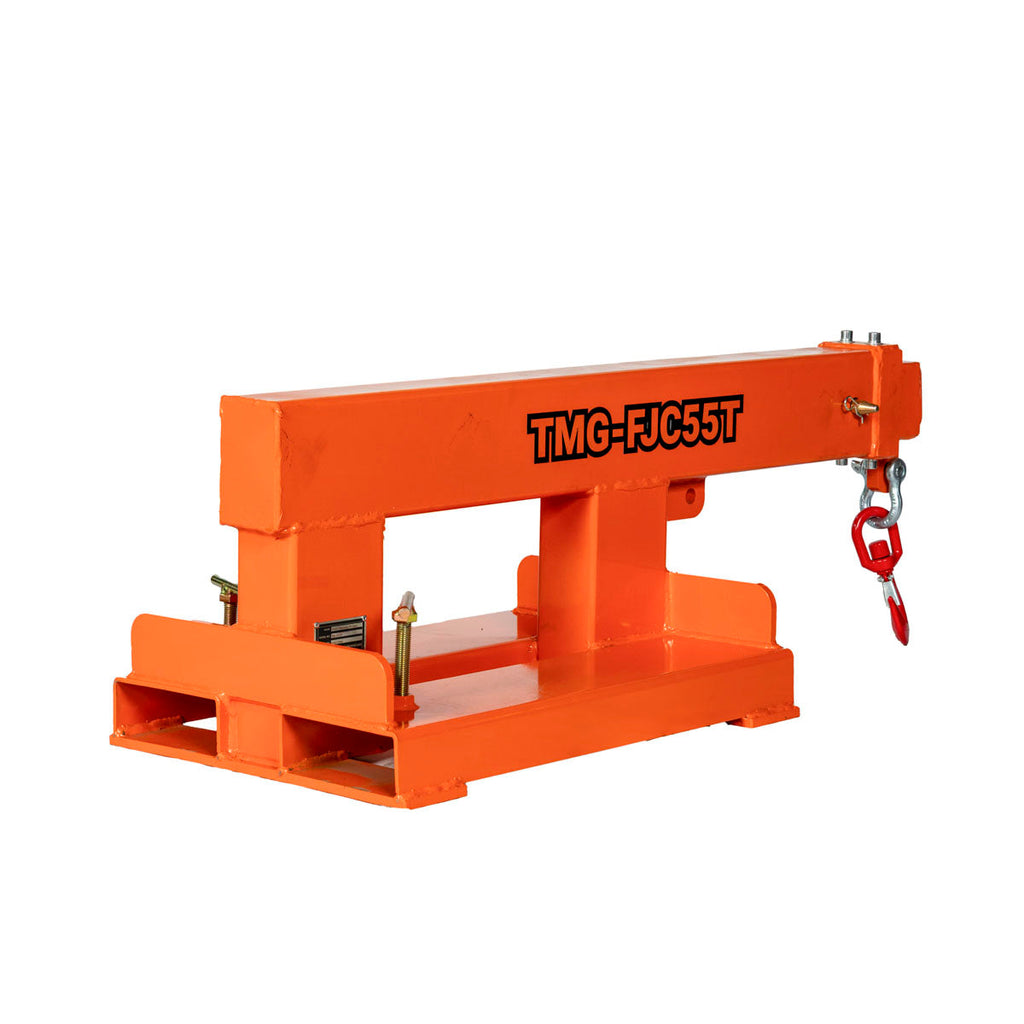 Forklift Telescoping Jib Crane, 2.5 Ton (5500 lb) Capacity, Adjustable 31”-77” Boom, TMG-FJC55T