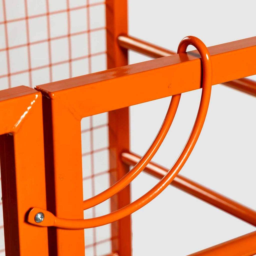Forklift Work Platform 45"x43", 880 lb Capacity, Heavy-Duty Safety Cage with Locking Mechanism, TMG-FWP08L