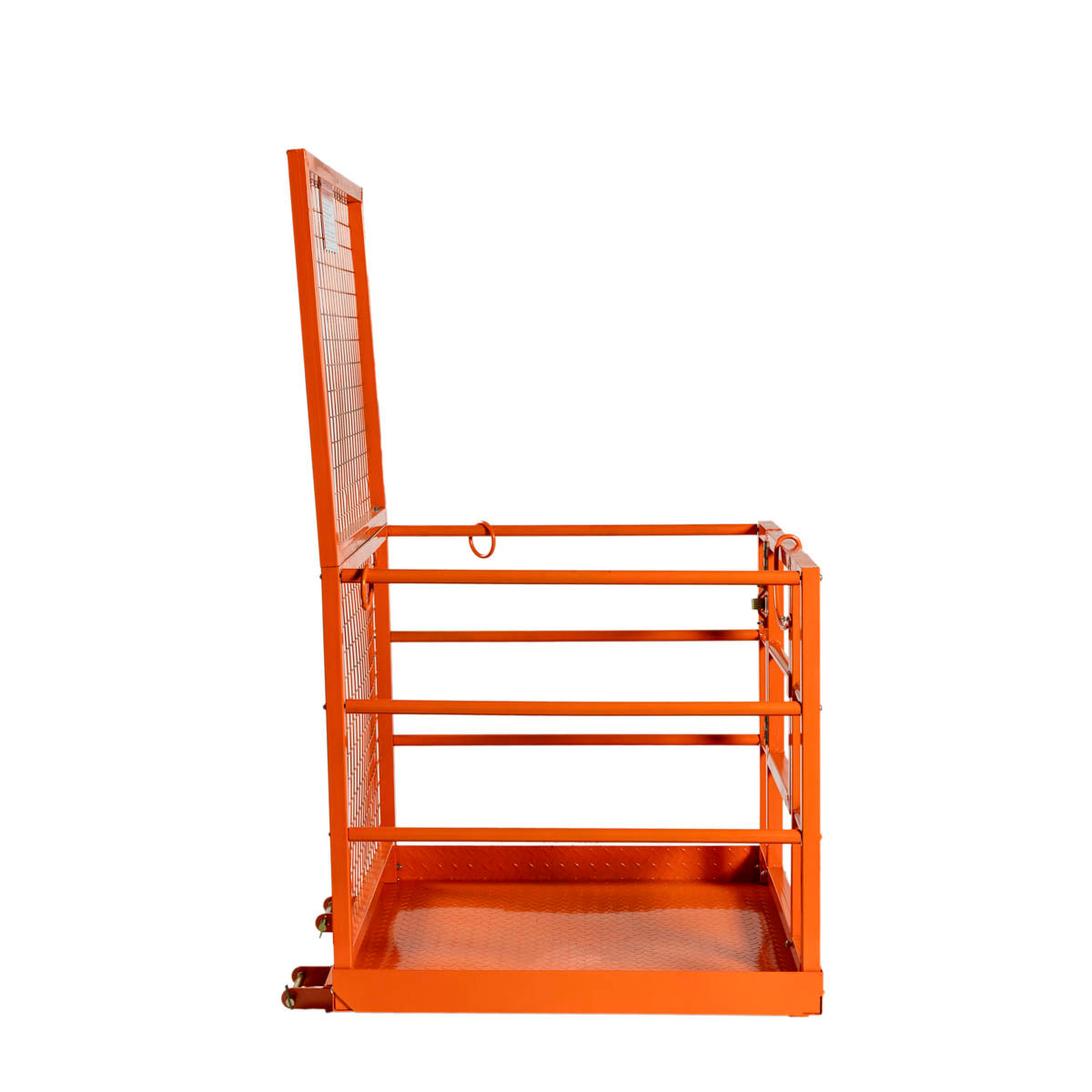 Forklift Work Platform 45"x43", 880 lb Capacity, Heavy-Duty Safety Cage with Locking Mechanism, TMG-FWP08L
