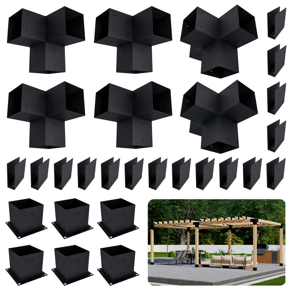 Pergola autoportante 10' x 13' avec toit