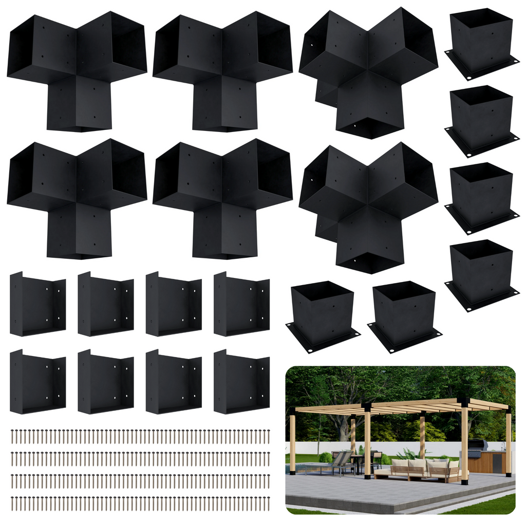 Pergola autoportante 10' x 14' avec toit
