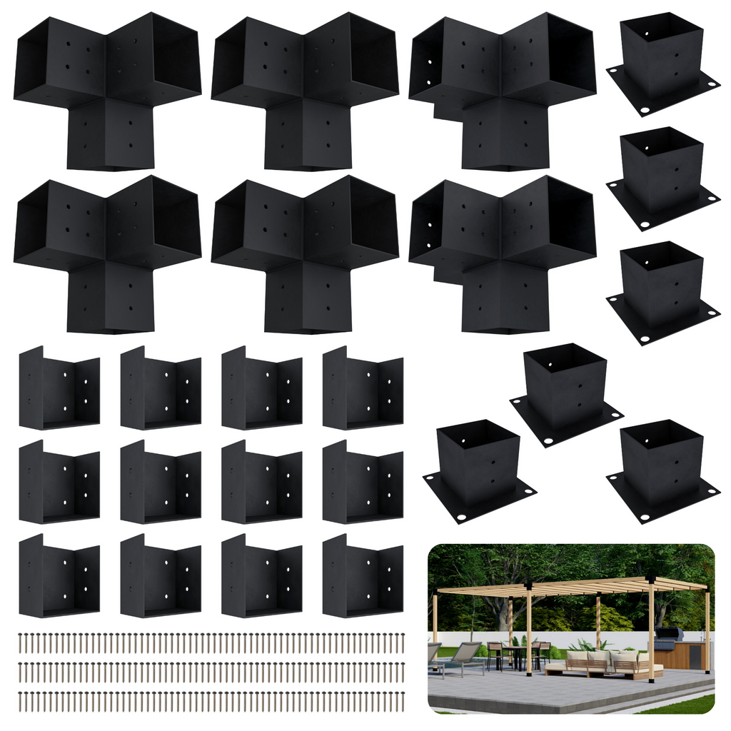Kit de pergola autoportante 8x14 avec toit