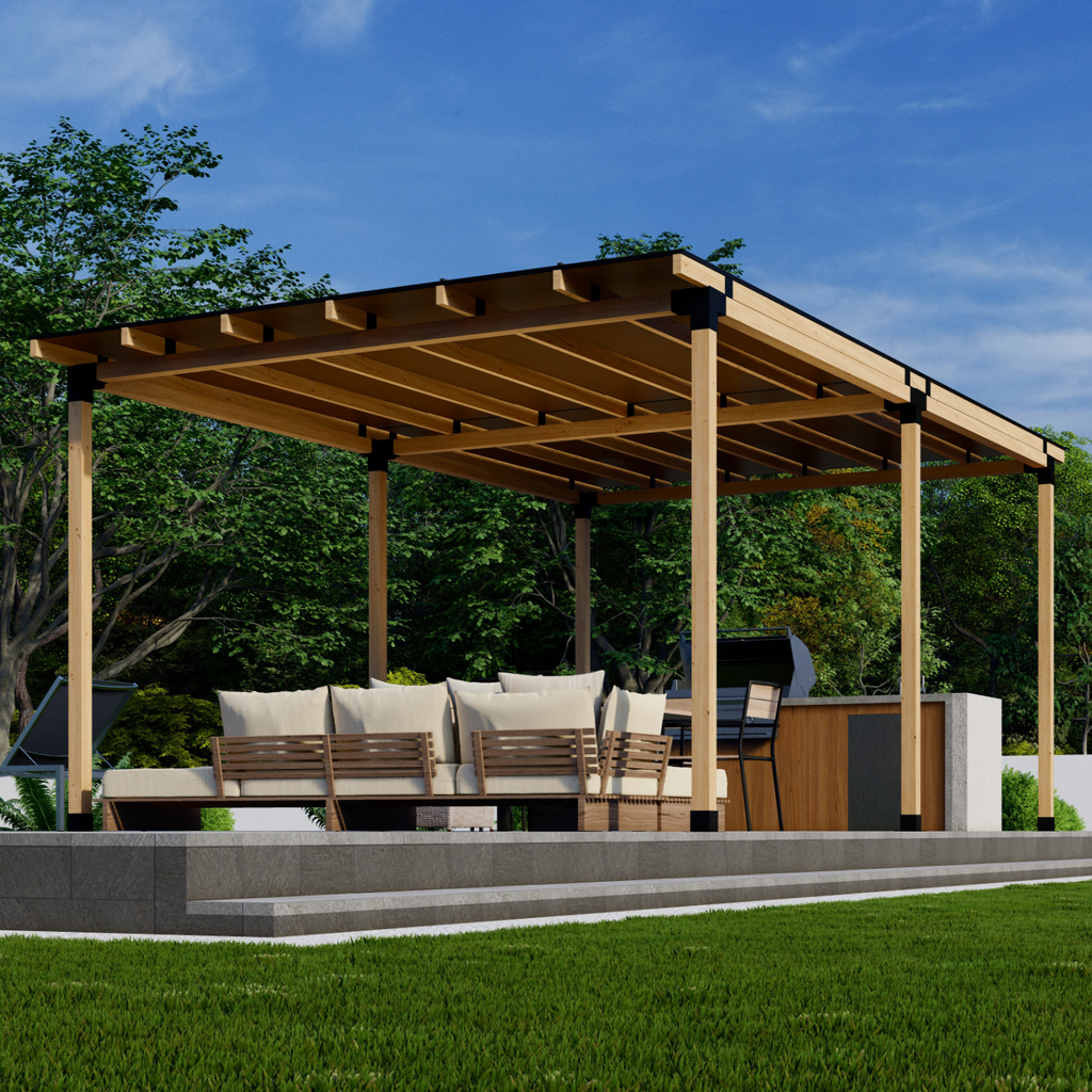 DIY Kit for Outdoor Rain Cover for Patio