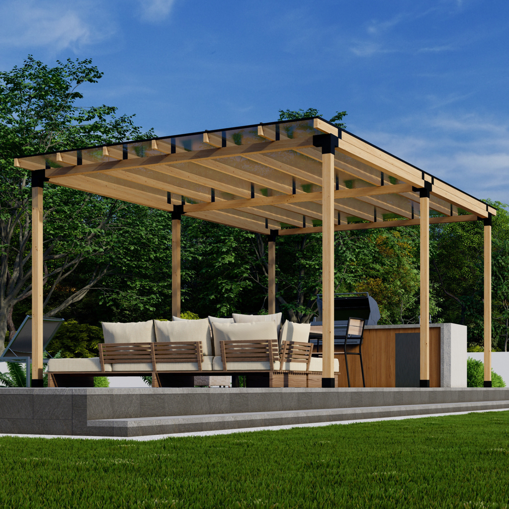 DIY Kit for Outdoor Rain Cover for Patio
