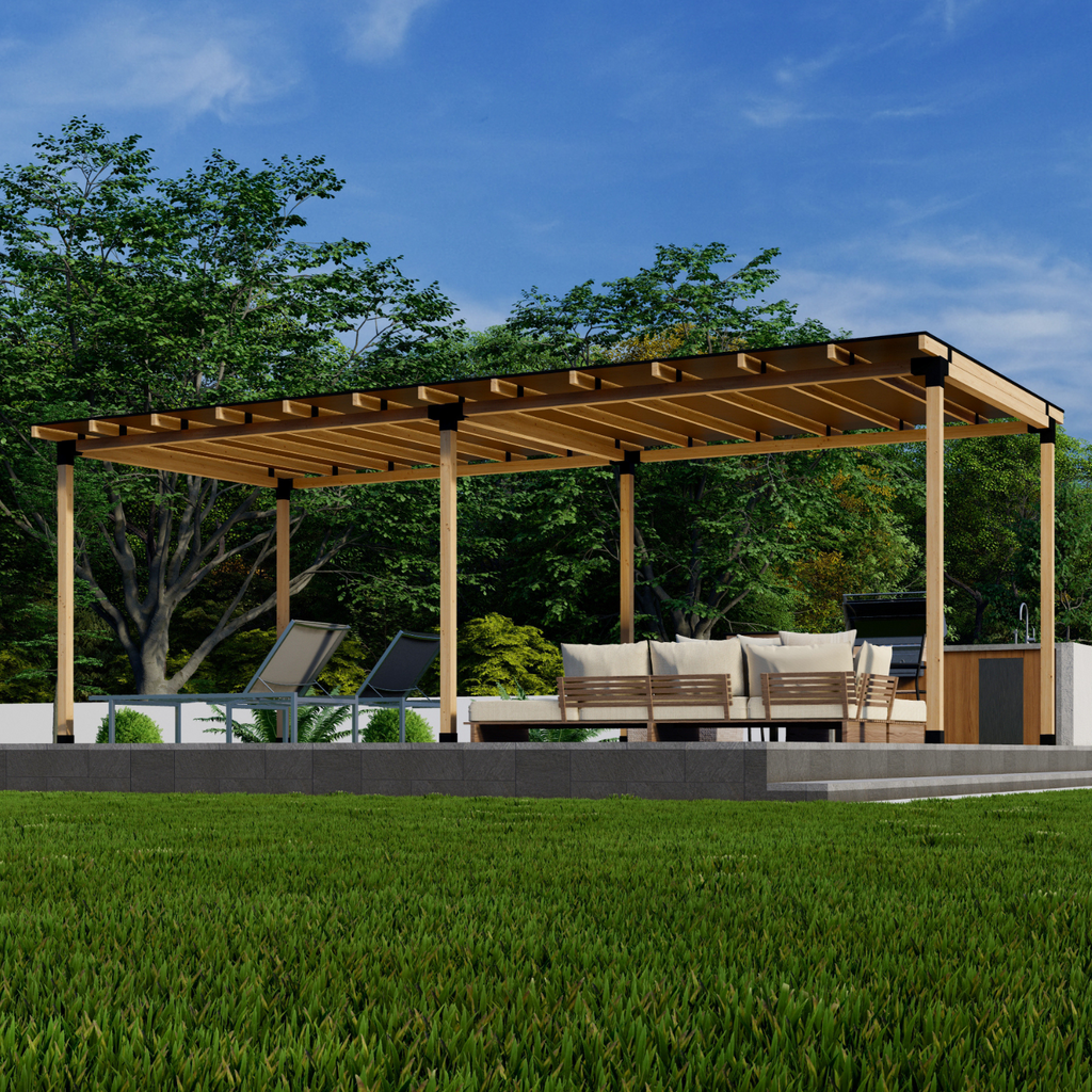 DIY Kit for Outdoor Patio Cover Structure