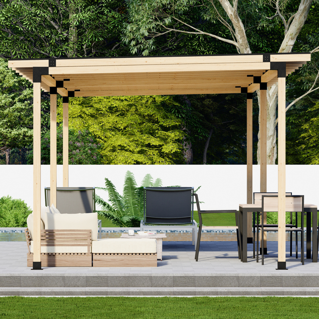 DIY Kit for Outdoor Patio Cover Structure
