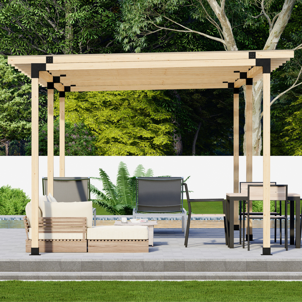 DIY Kit for Outdoor Patio Cover Structure