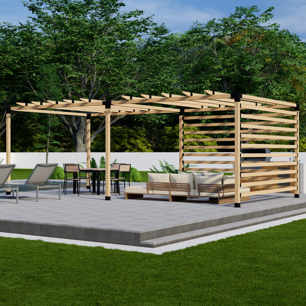 Outdoor Privacy Pergola Kit