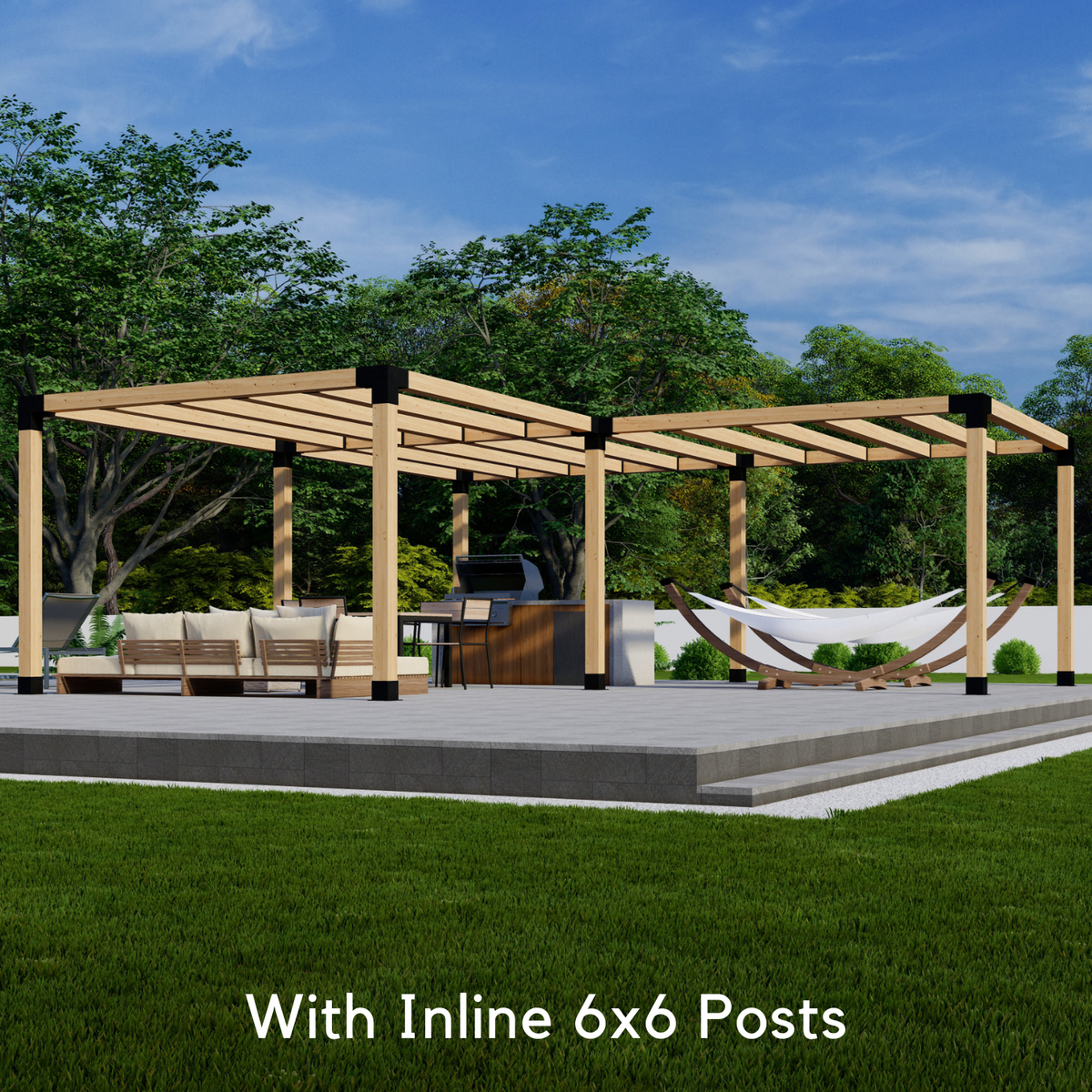 L-Shape Pergola Kit