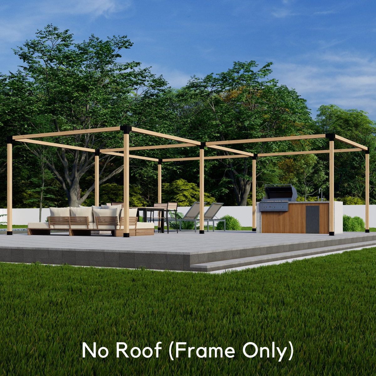 L-Shaped Pergola Kit