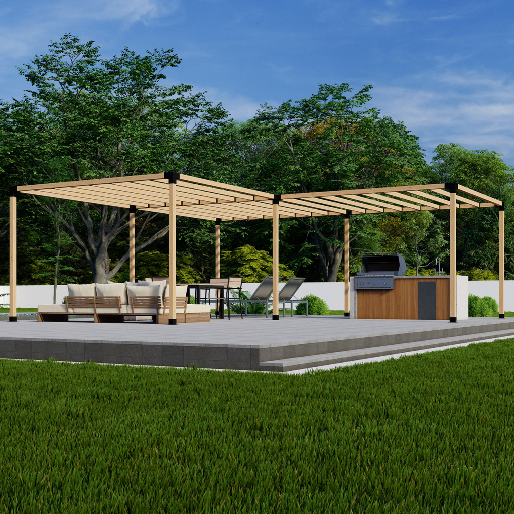 L-Shaped Pergola Kit