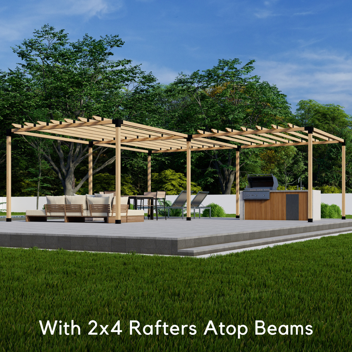 L-Shaped Pergola Kit