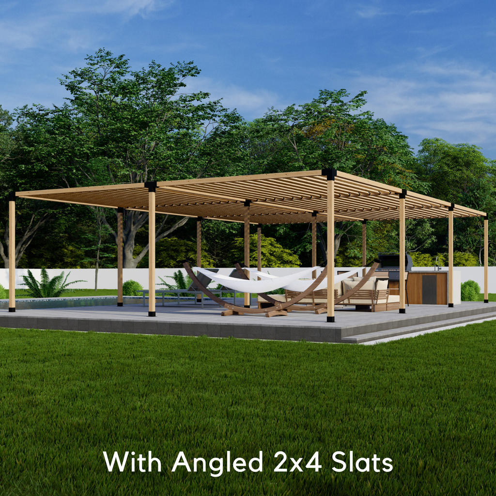 Massive Pergola Kit - For a 6-Block Pergola Any Size Up to 36' x 24'