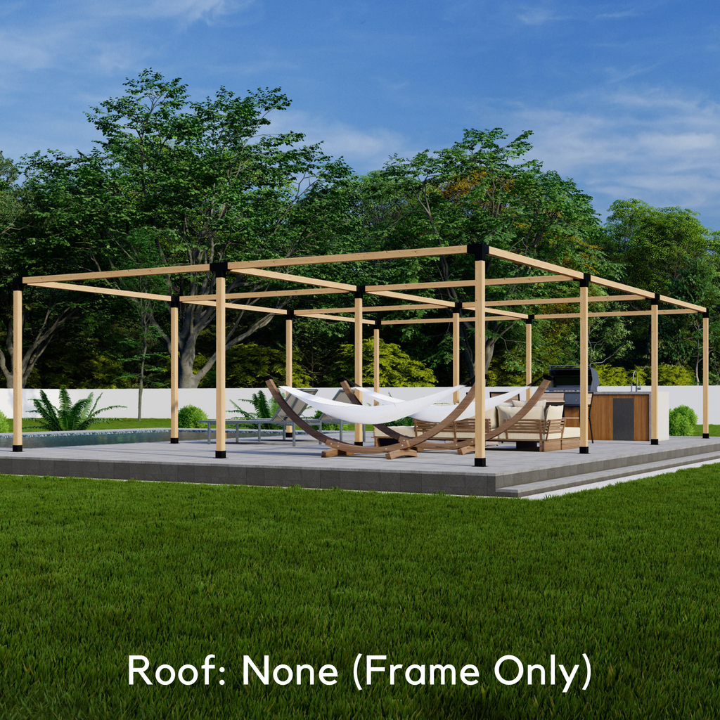 DIY Pergola Kit for a Large Patio Pergola Up to 36' x 24'
