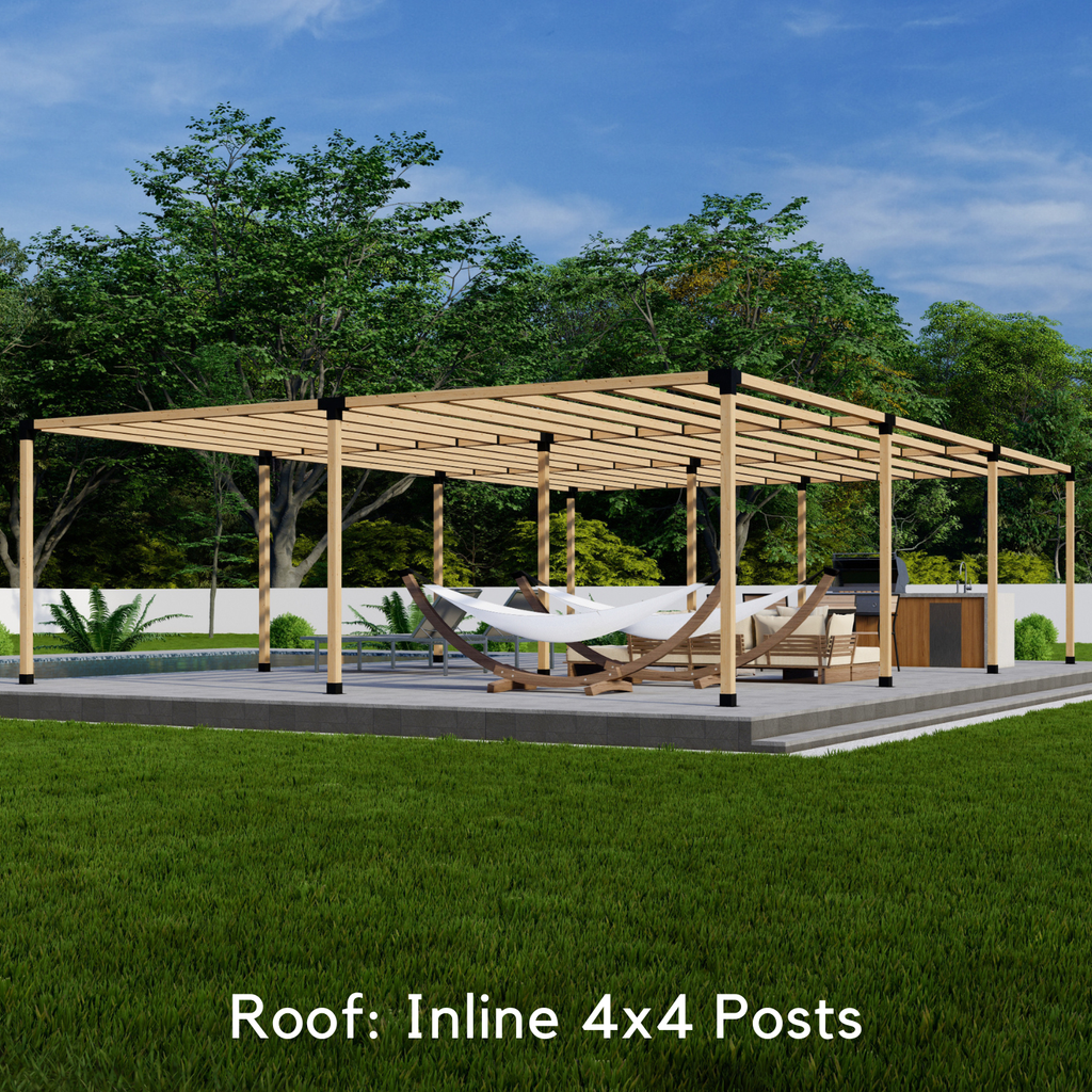 DIY Pergola Kit for a Large Patio Pergola Up to 36' x 24'