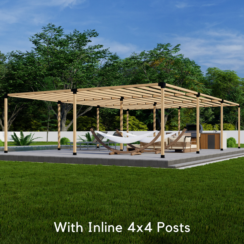 Massive Pergola Kit - For a 6-Block Pergola Any Size Up to 36' x 24'