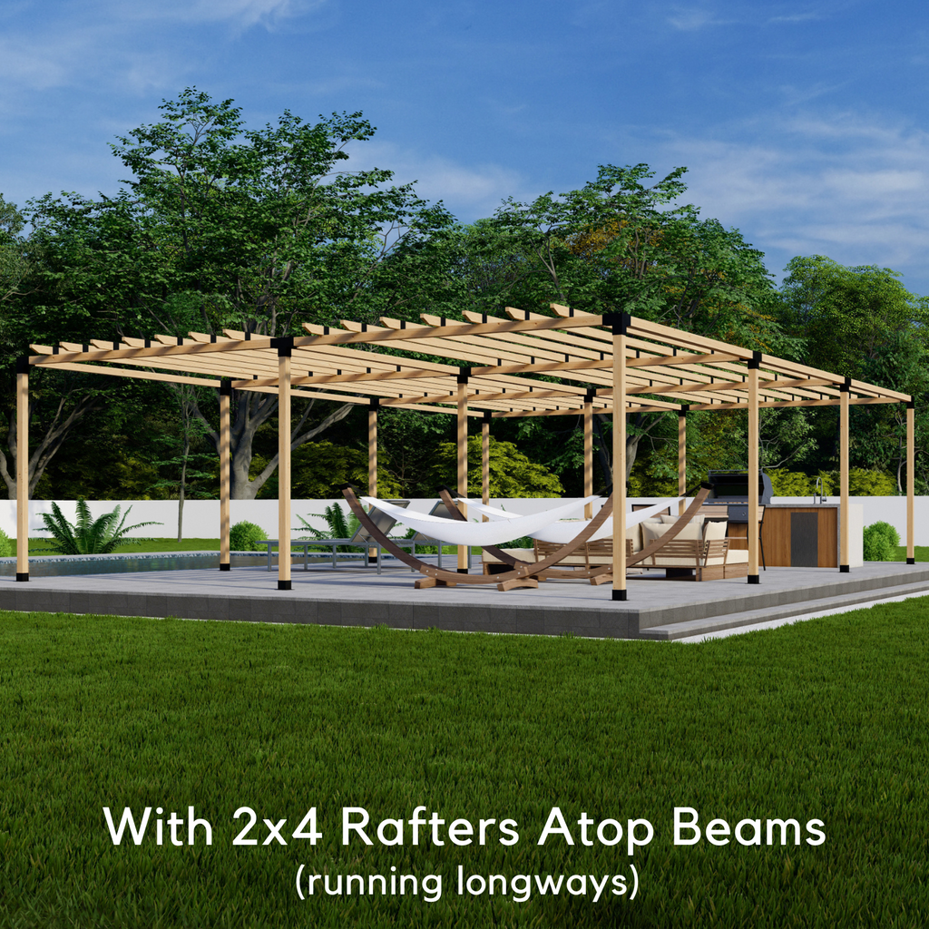 Massive Pergola Kit - For a 6-Block Pergola Any Size Up to 36' x 24'