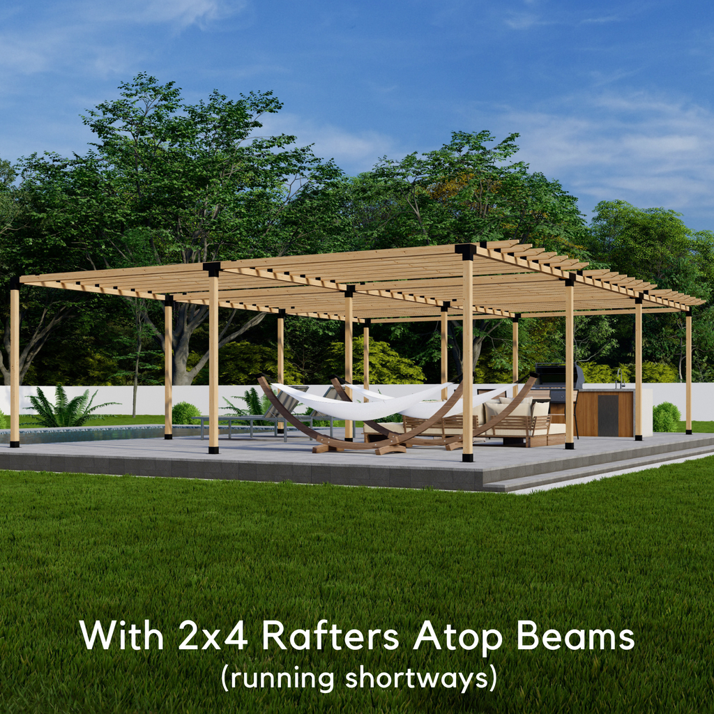 Massive Pergola Kit - For a 6-Block Pergola Any Size Up to 36' x 24'