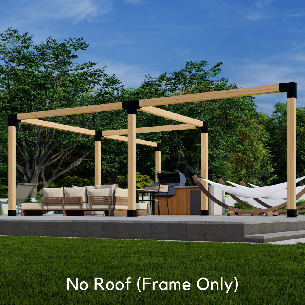 DIY Kit for a Corner Pergola