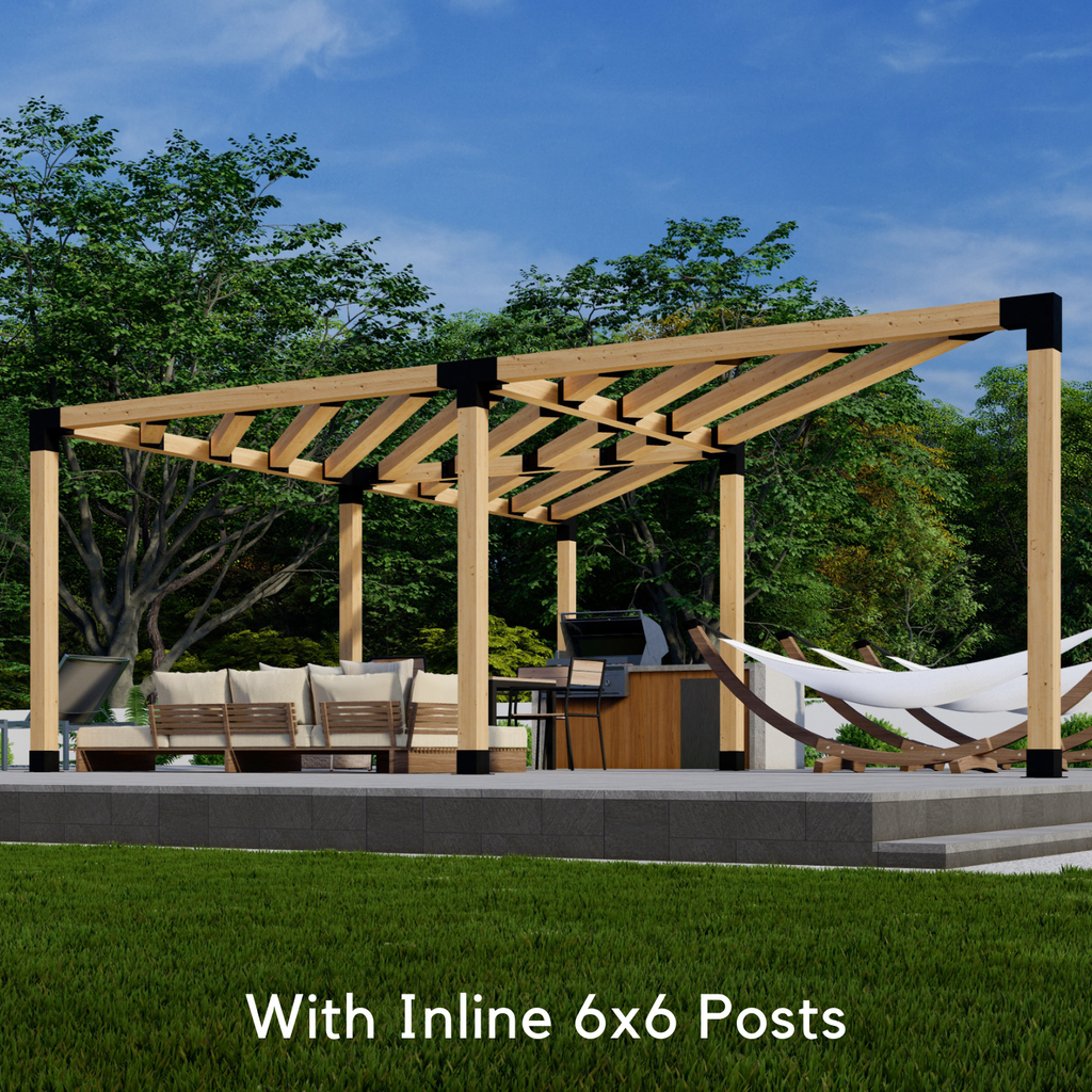 DIY Kit for a Corner Pergola