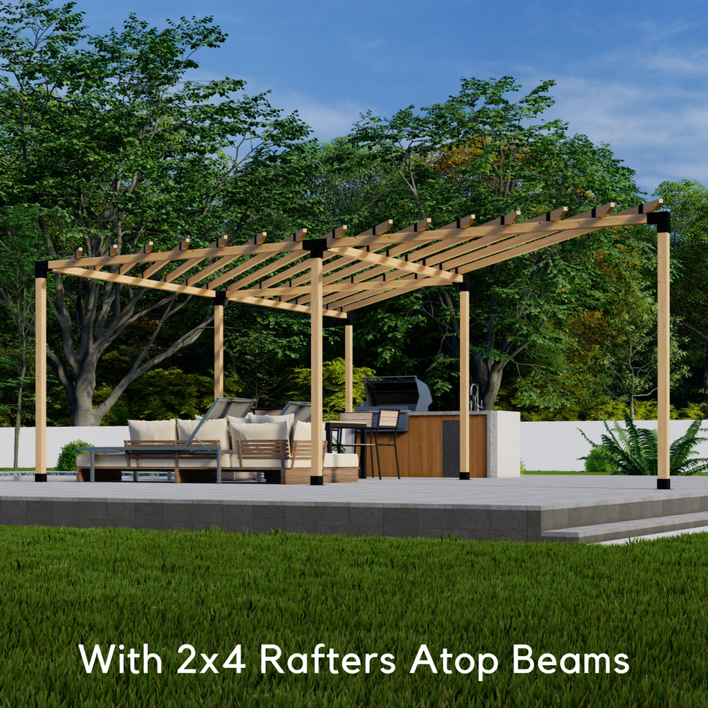 DIY Kit for a Large Triangle Pergola