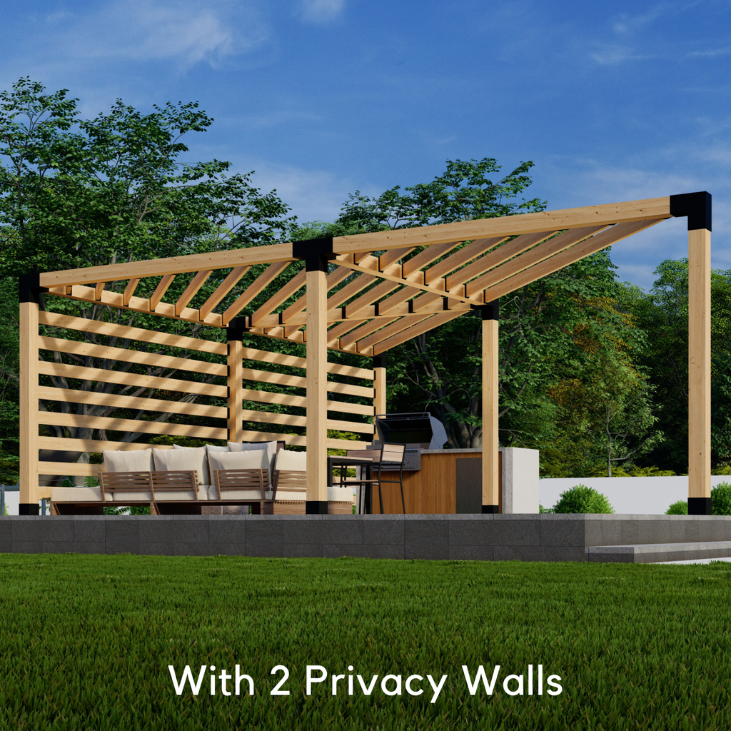 Outdoor Corner Pergola Kit