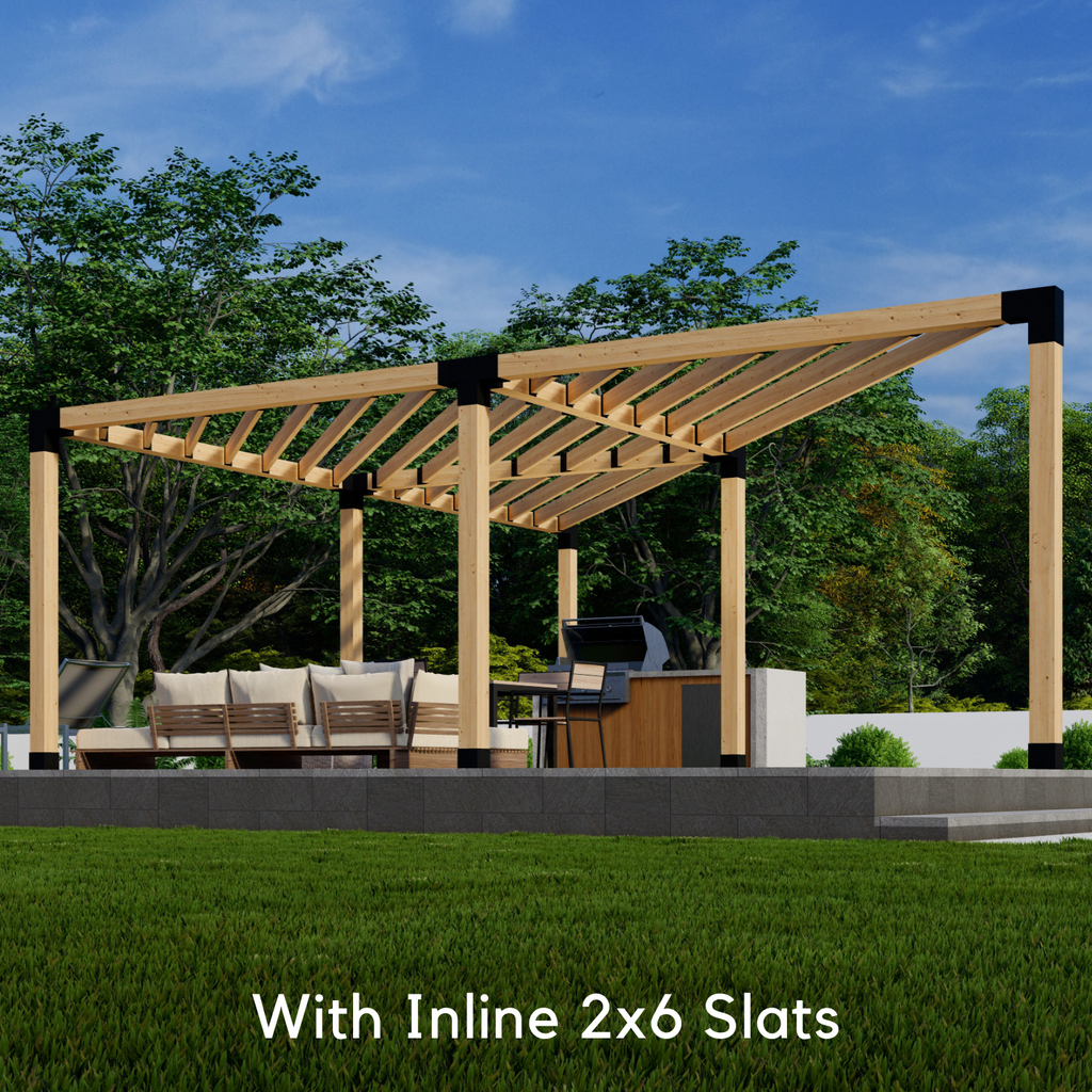 DIY Kit for a Corner Pergola