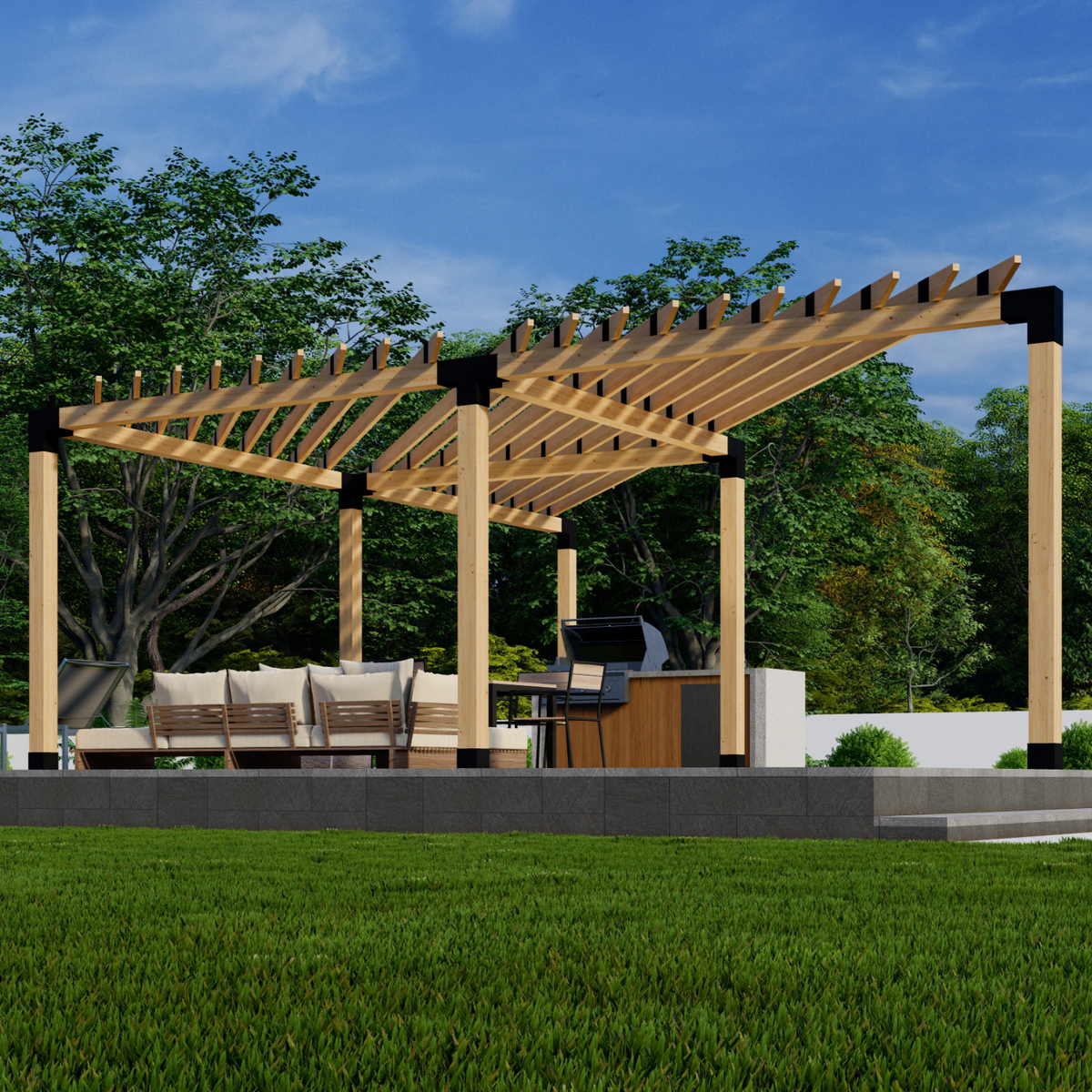 Corner Pergola DIY Kit