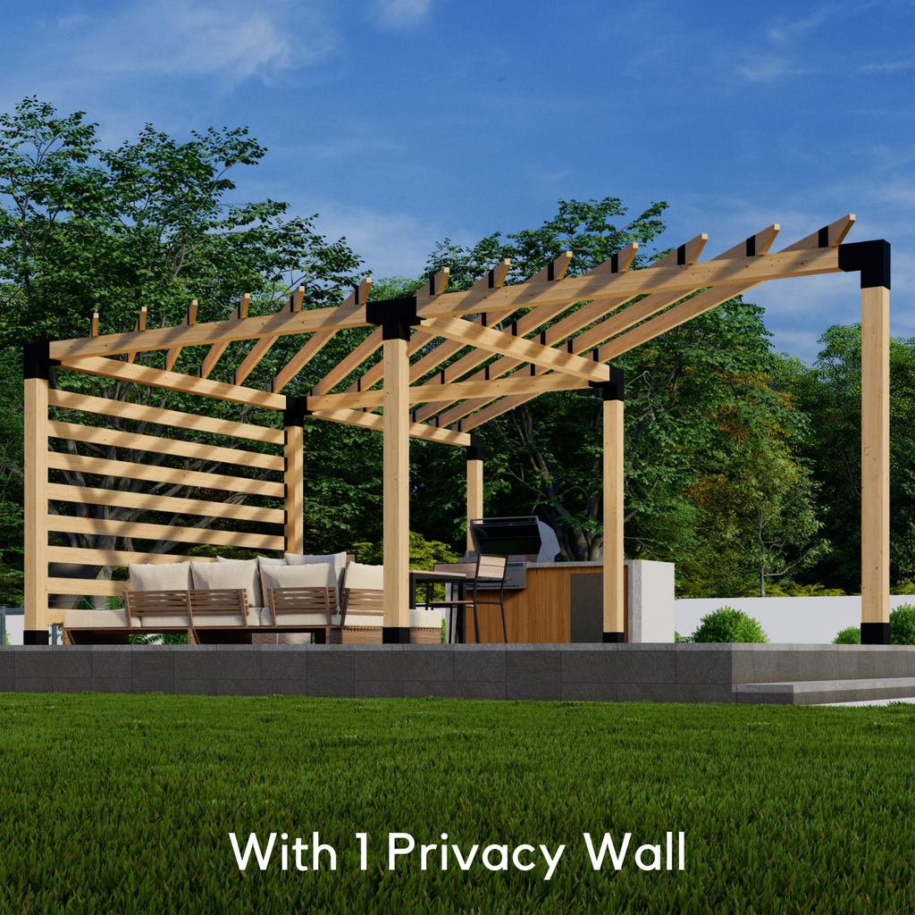 Kit for a Corner Pergola w/ Roof