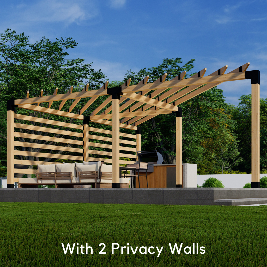 Kit for a Corner Pergola w/ Roof