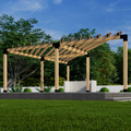 DIY Kit for a Corner Pergola
