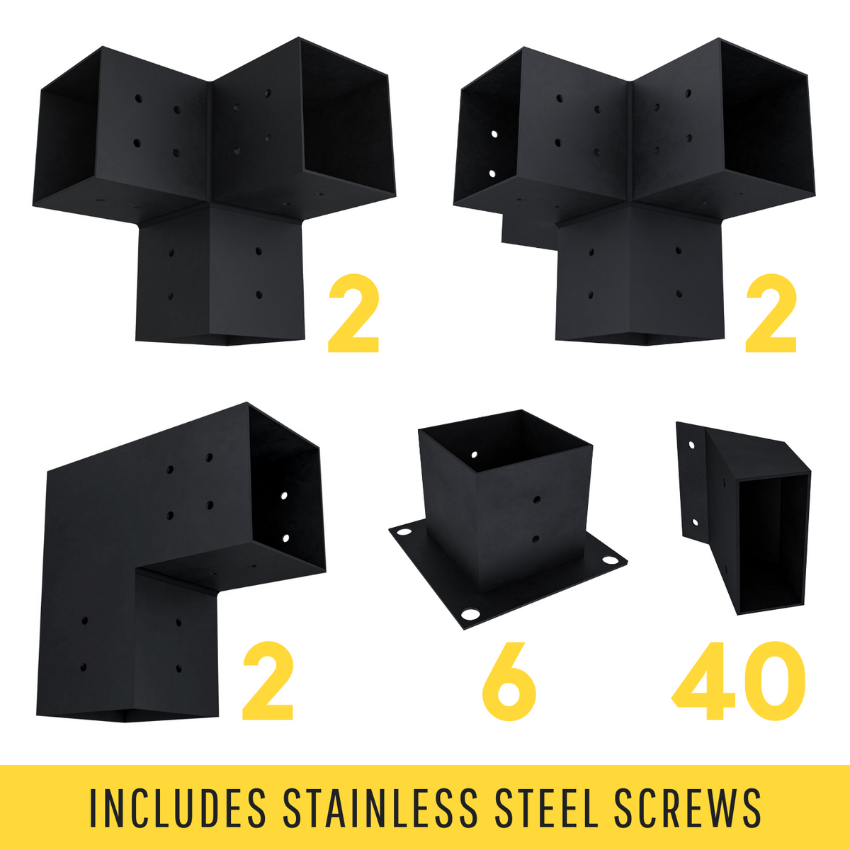 Triangle Pergola Brackets Kit