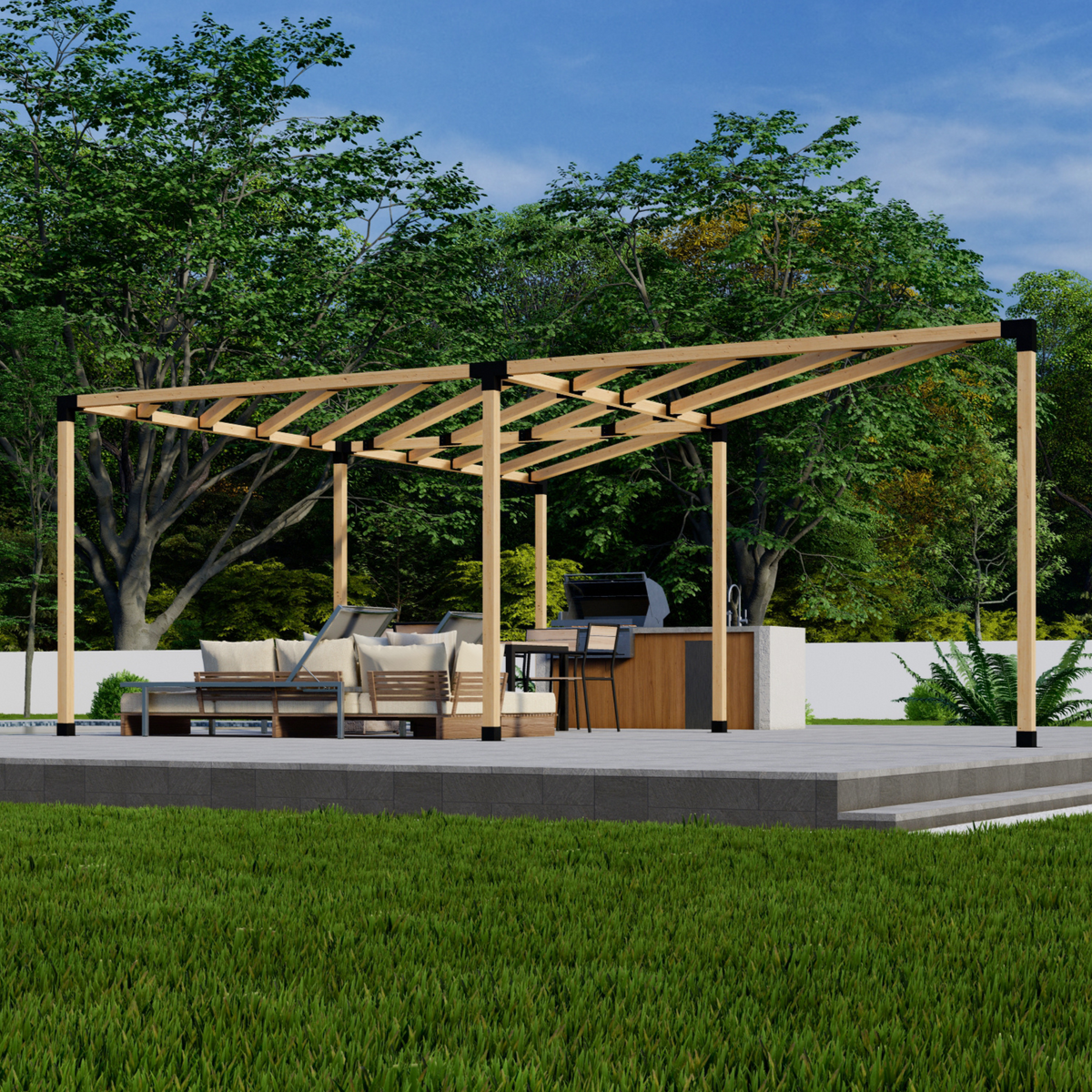 Patio Corner Pergola Kit