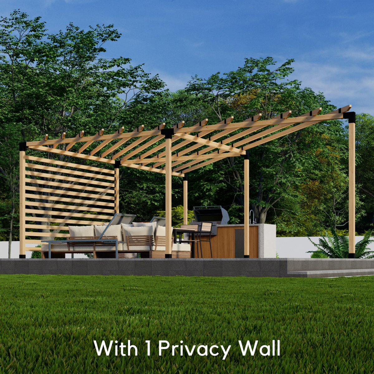 Bracket Kit for Wooden Triangular Pergola