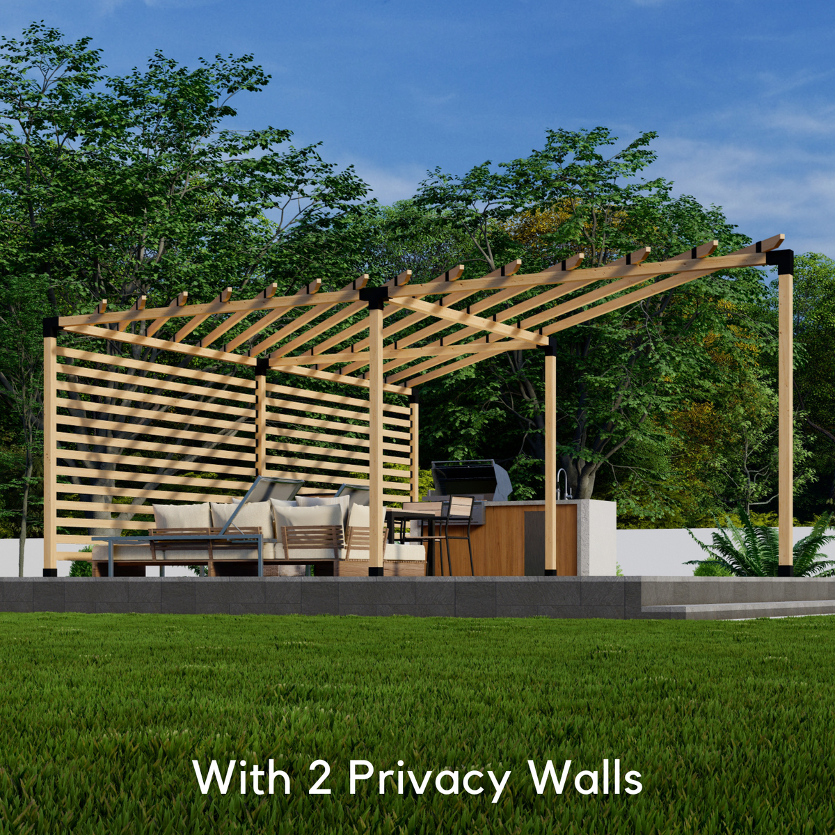 Bracket Kit for Wooden Triangular Pergola