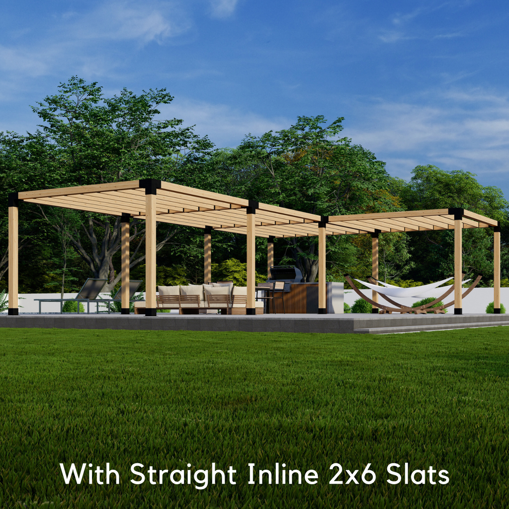 Corner L-Shaped Pergola Kit