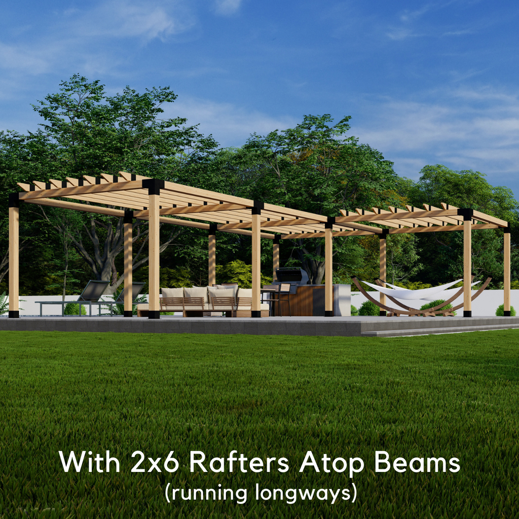 Corner L-Shaped Pergola Kit
