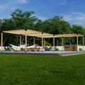 Bracket Kit for an L-Shaped Pergola With Roof