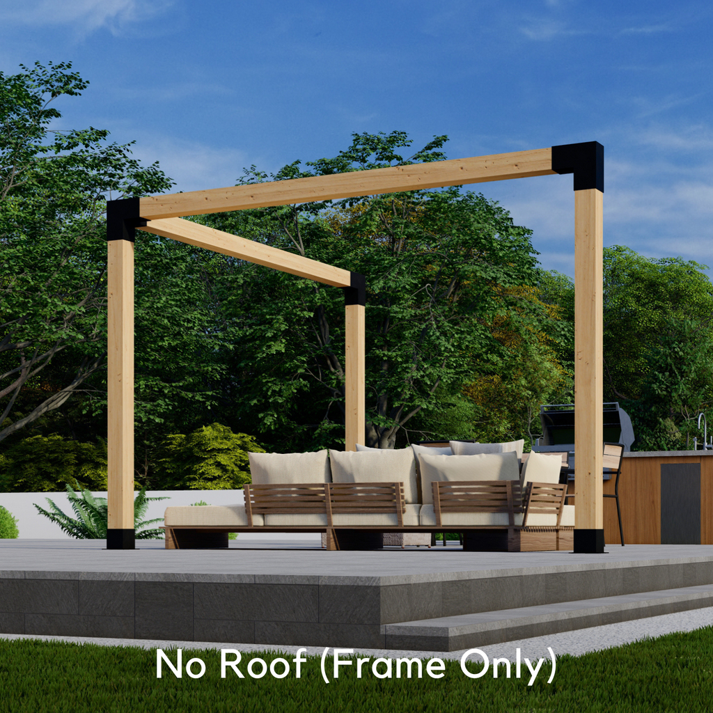 Kit for a Corner Pergola With 3 Sides
