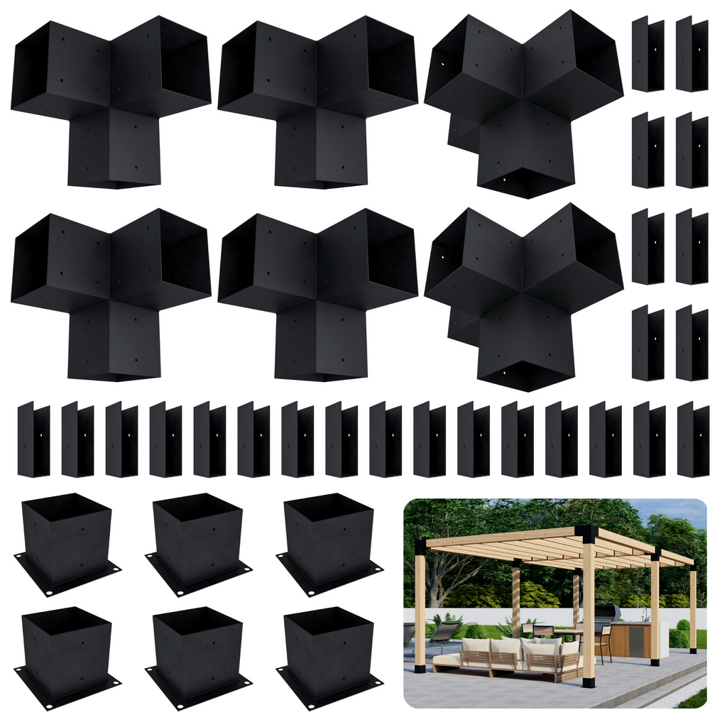 Pergola autoportante 15' x 10' avec toit