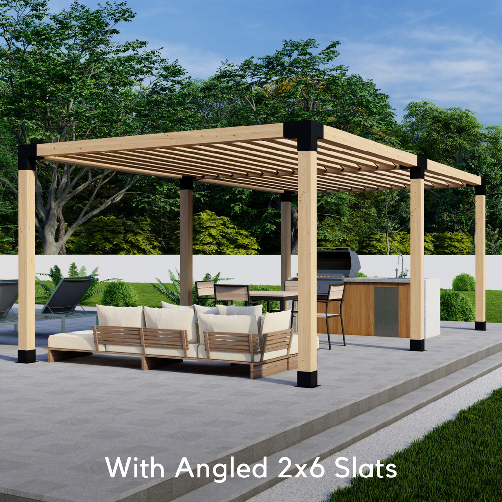 Pergola autoportante 13' x 10' avec toit