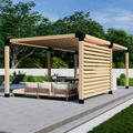 Covered Outdoor Pergola Kit
