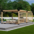 Pergola Black Brackets Kit (4x4 or 6x6)