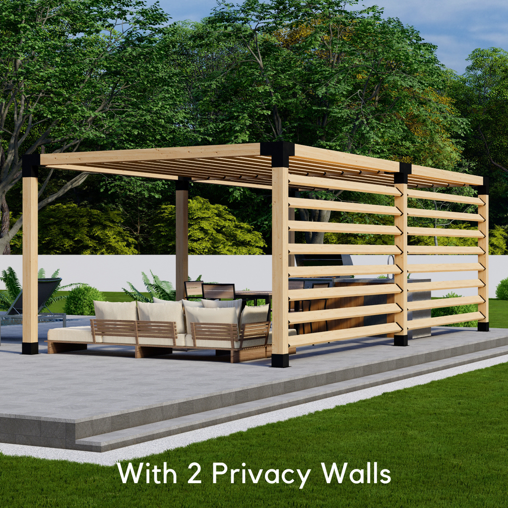 Pergola Metal Bracket Kit (For 4x4 or 6x6 Posts)